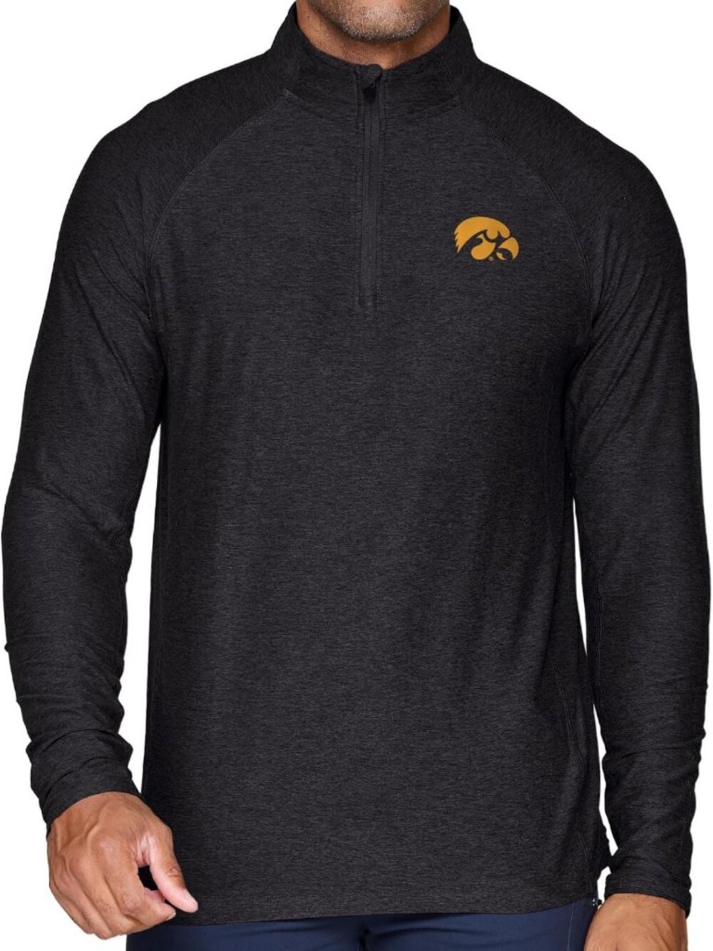 Men's Collegiate 1/4 Zip Pullover Sweatshirt - Lightweight, Stylish, Casual Wear